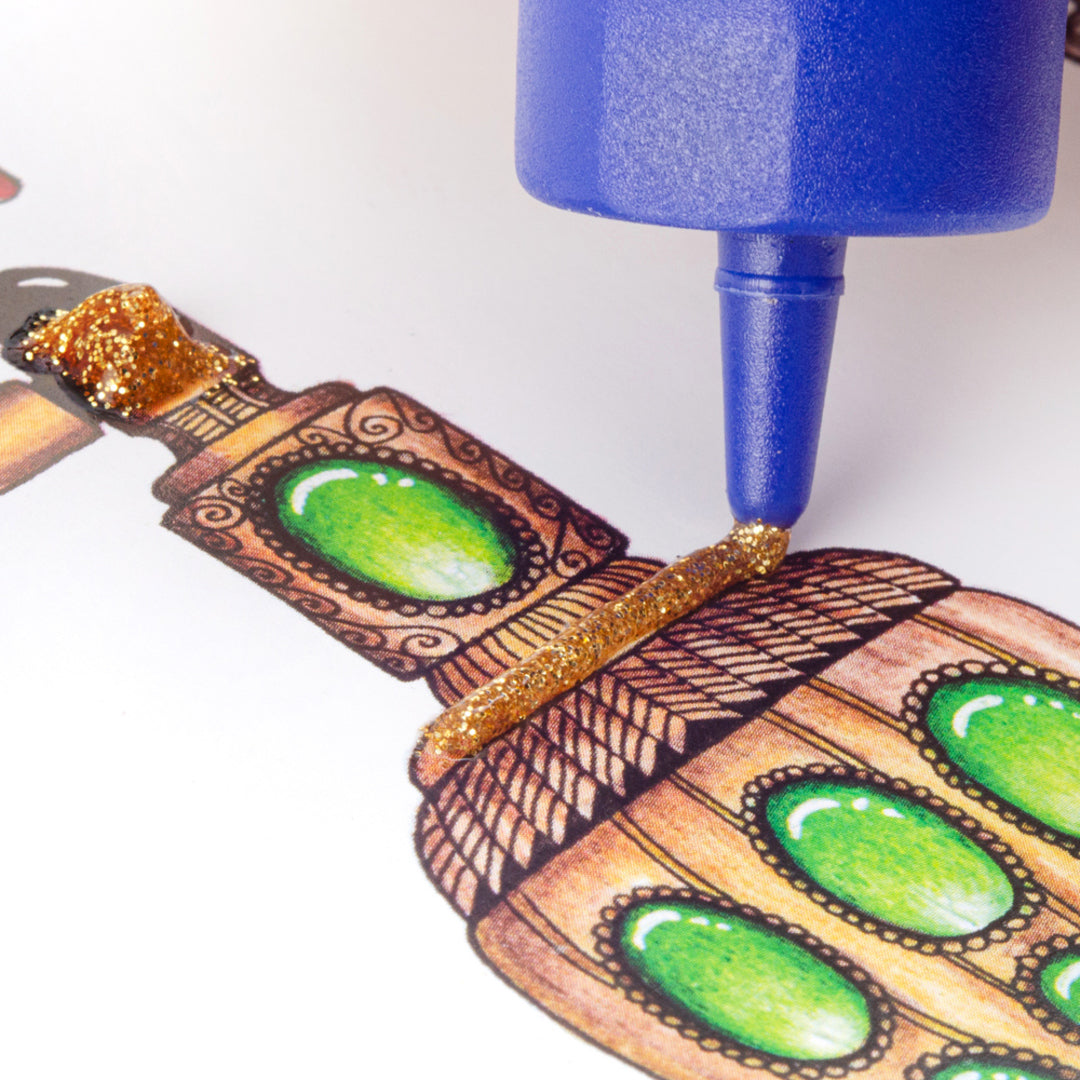 EGA C/ESCARCHA DIAMANTINA 60ML ORO CLARO