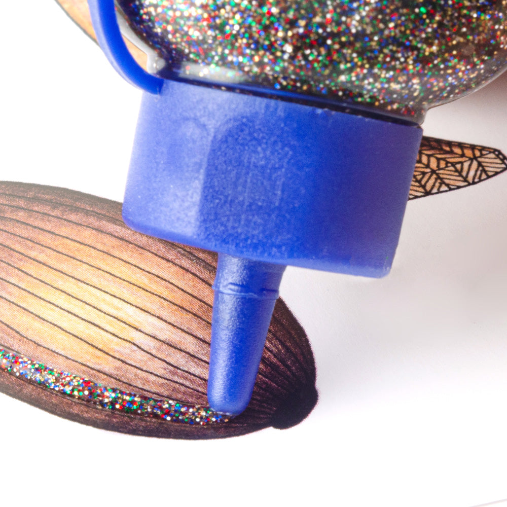 EGA C/ESCARCHA DIAMANTINA 60ML MULTICOLOR PAQ. 6