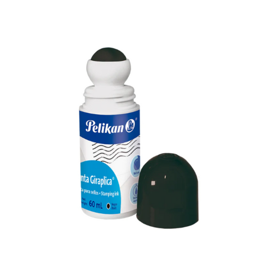 TINTA P/ALMOHADILLA ROLL ON 60ml (NEGRAS)