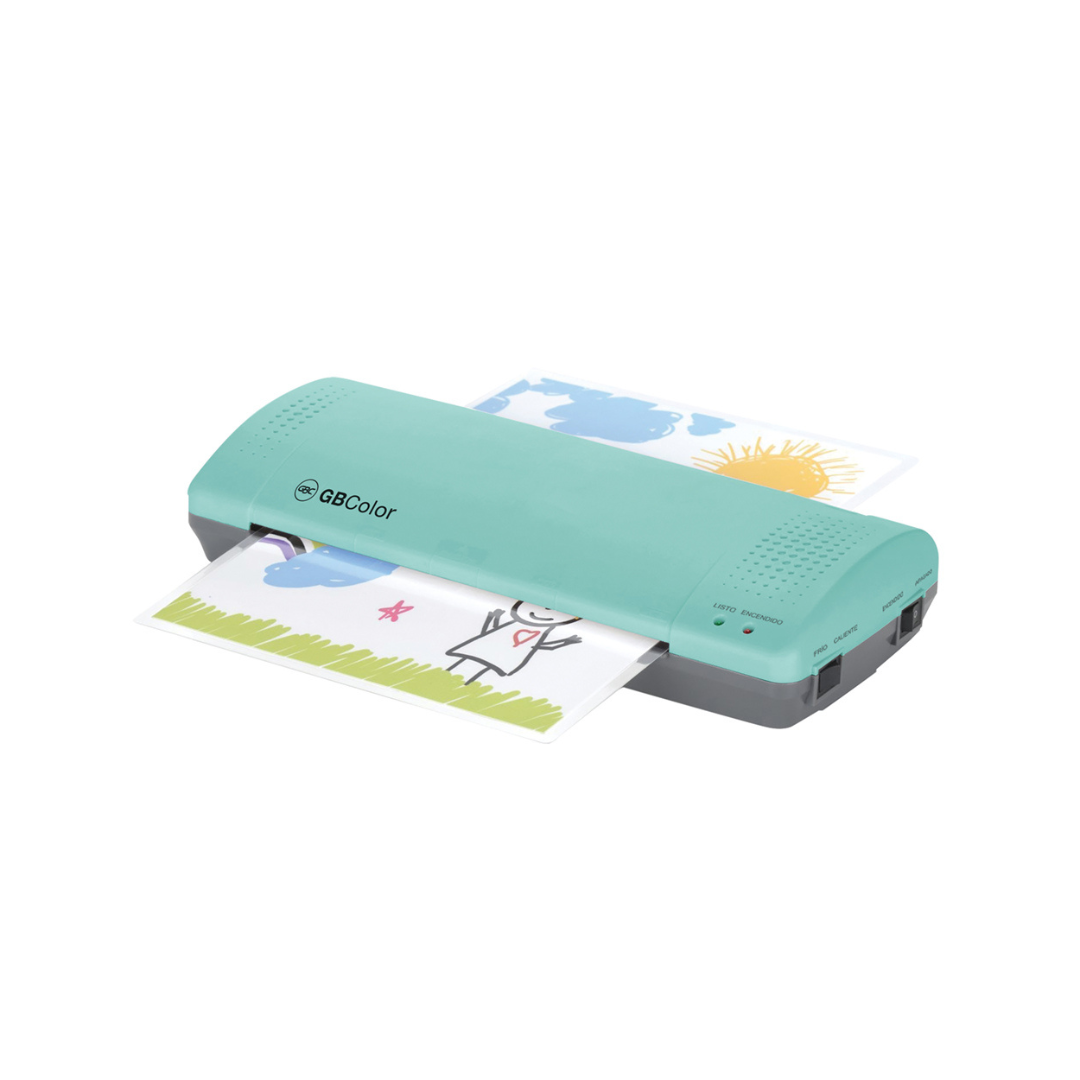 GBC Color LAMINADORA 23CM MICAS DE 3 Y 5 MILESIMAS-AQUA