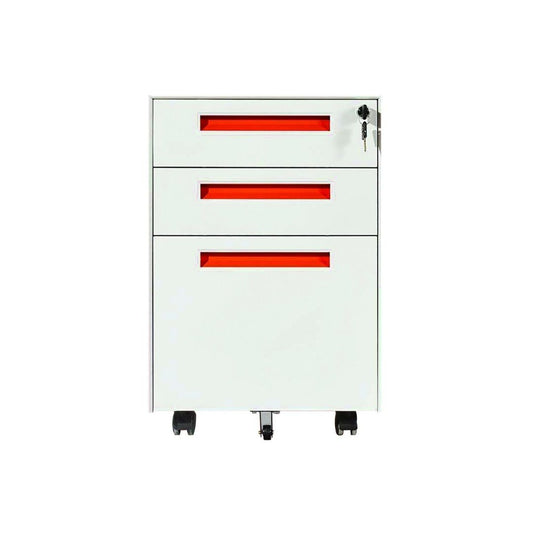 ARCHIVO MODULAR C/RUEDAS C/3 GAV. (19x15x25) CREMA