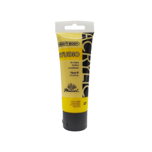ACRILICA STUDIO ( 75 ML ) AMARILLO MEDIO 227