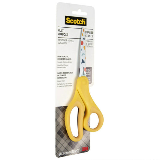 TIJERAS 8" P/OFICINA PRESICION C/DISENO BLISTER