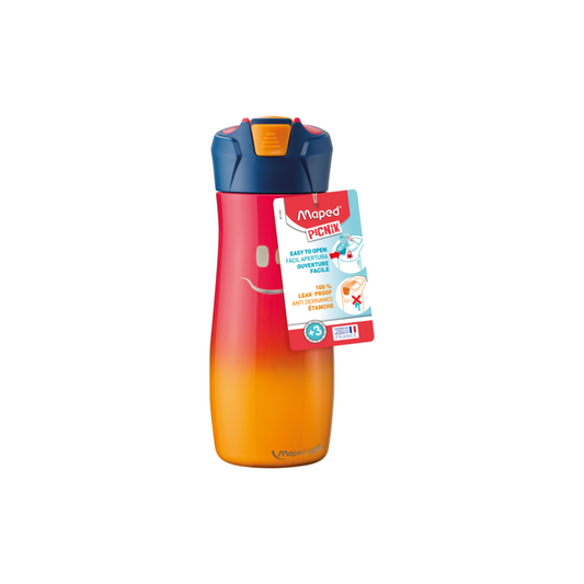 TERMOS PLASTICO P/AGUA PARA NIÑOS 580ML ROSADO
