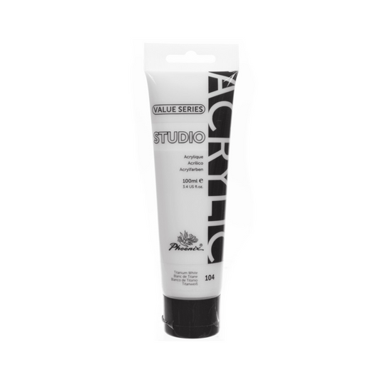 ACRILICA STUDIO ( 100 ML ) BLANCO TITANIUM 104