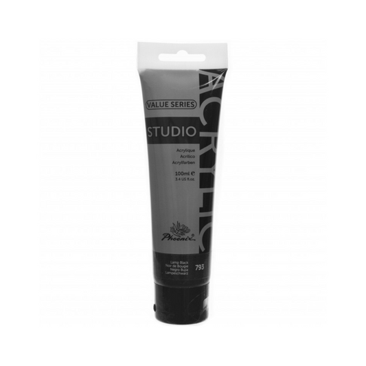 ACRILICA STUDIO ( 100 ML ) NEGRO 793