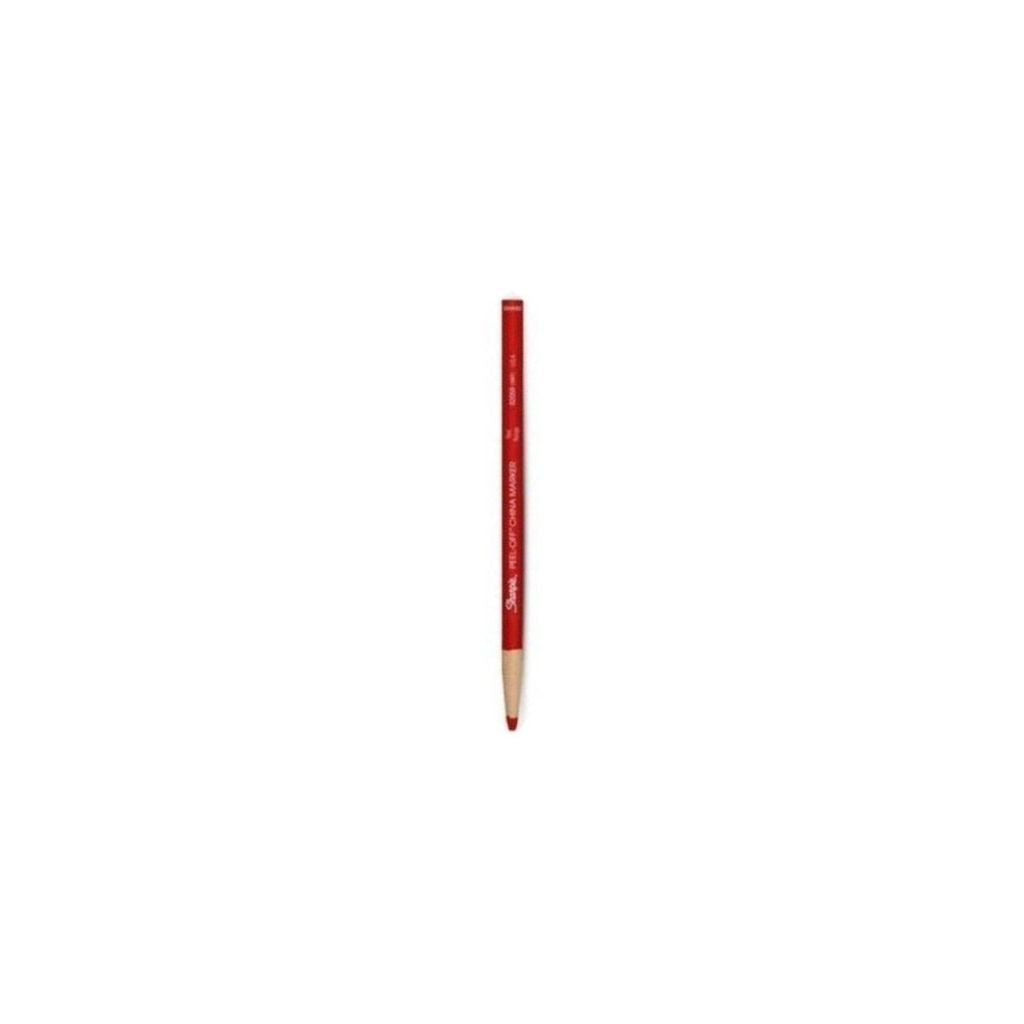 LAPICES CHINA MARKER DE CERA Sharp. ROJO PAQ. 12