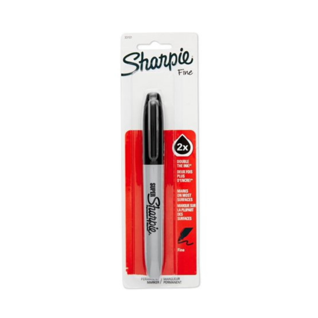 FELPAS PERMANENTE SUPER SHARPIE NEGRA BLISTER PAQ. 10