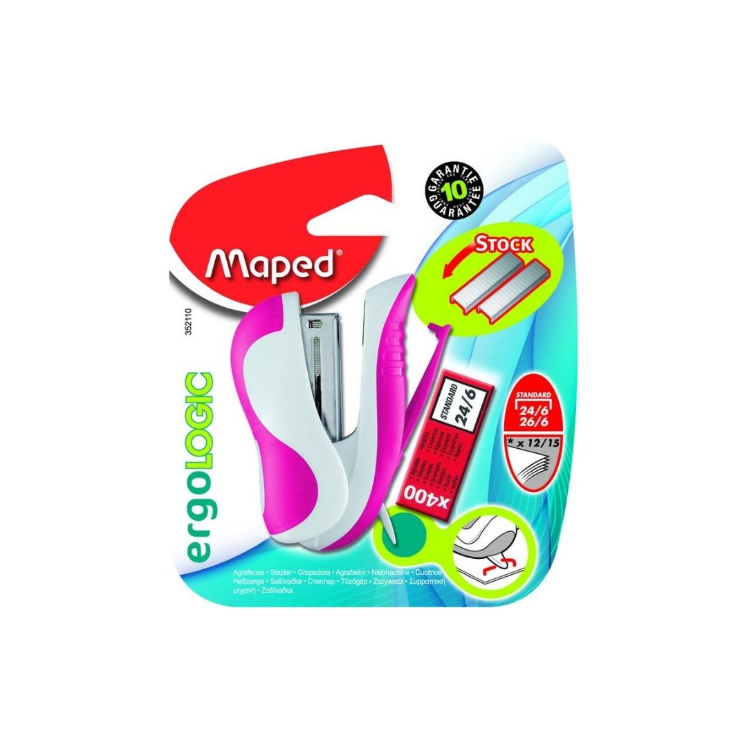 GRAPADORA ERGOLOGIC STANDARD + GRAPAS BLISTER PAQ. 16