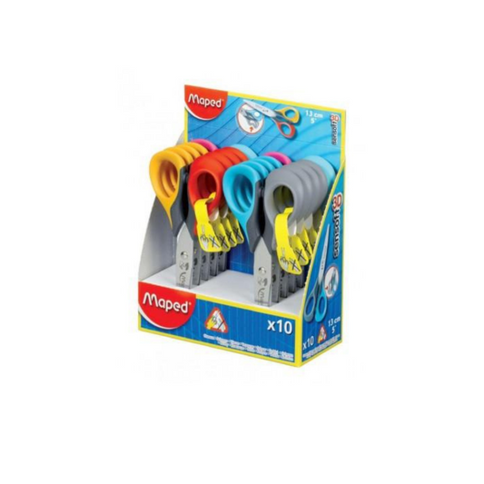 TIJERA ESCOLAR 5"  P/ZURDOS (Unidad) display