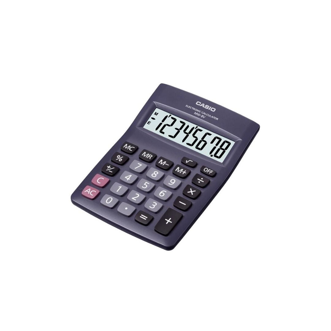 CALCULADORA DE BOLSILLO 8 DIGITOS NEGRA PAQ. 10