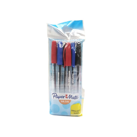 BOLIGRAFOS INKJOY 100 ST 6/1 SURTIDOS (6X5) PAQ. 10