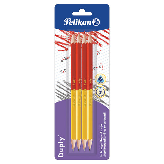 LAPICES BICOLOR 4/1 BLISTER (DUPLY) PAQ. 10