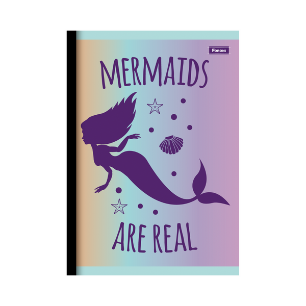 CUADERNO COSIDO 200H MERMAIDS SEREIA