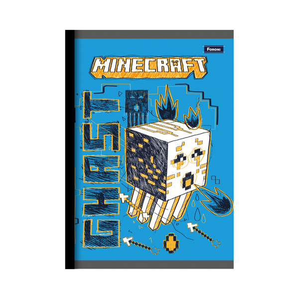 CUADERNO COSIDO 200 PAG. MINECRAFT