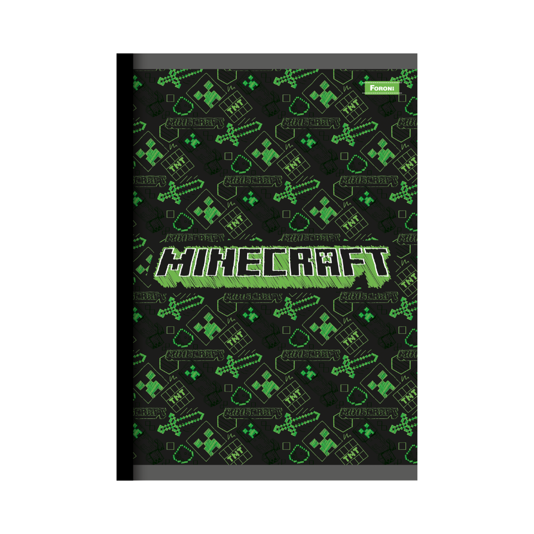 CUADERNO COSIDO 200 PAG. MINECRAFT