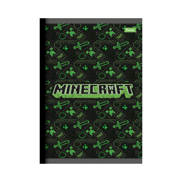 CUADERNO COSIDO 200 PAG. MINECRAFT