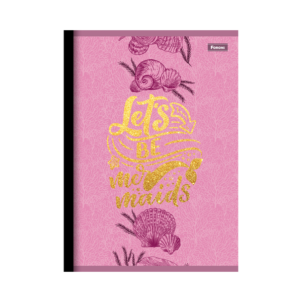 CUADERNO COSIDO 200 PAG. MERMAIDS SEREIA