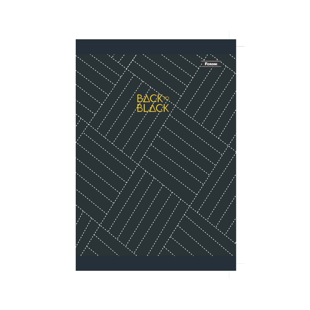CUADERNO COSIDO 200 PAG. APS BACK TO BLACK