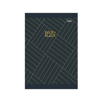 CUADERNO COSIDO 200 PAG. APS BACK TO BLACK