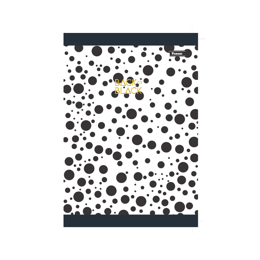 CUADERNO COSIDO 200 PAG. APS BACK TO BLACK