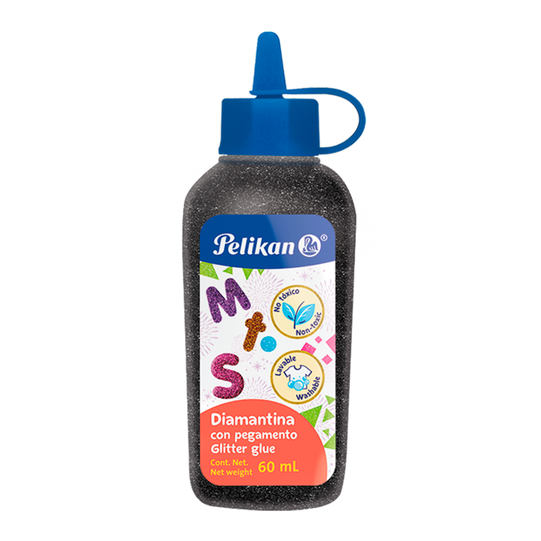 EGA C/ESCARCHA DIAMANTINA 60ML NEGRA