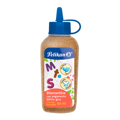 EGA C/ESCARCHA DIAMANTINA 60ML COBRE PAQ. 6