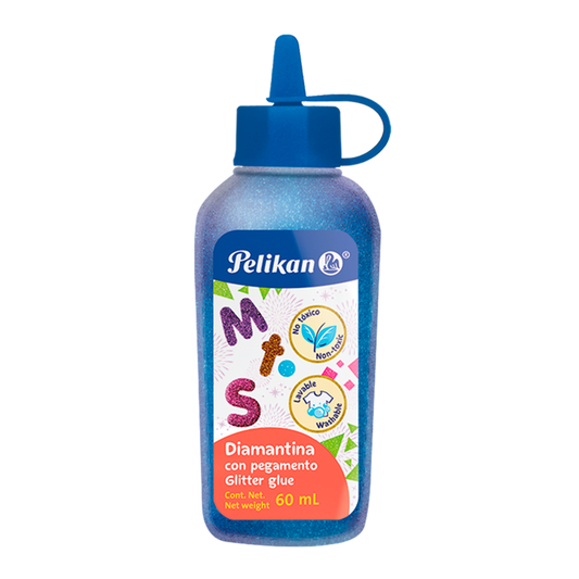 EGA C/ESCARCHA DIAMANTINA 60ML AZUL ELECTRICO