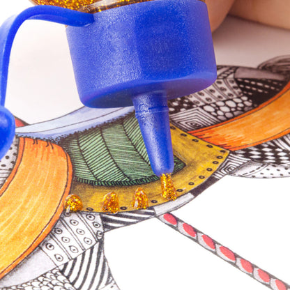 EGA C/ESCARCHA DIAMANTINA 60ML ORO