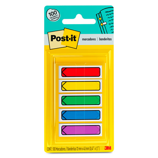POST-IT BANDERITA (0.47 X 1.7) 5/1 SURTIDO BRIGHTS