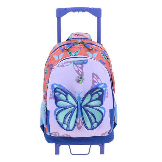 MOCHILA CON RUEDAS GRANDE AZUL HAPPY GIRL BUTER XXIV