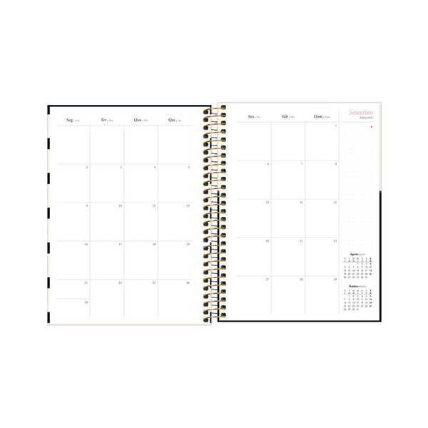 AGENDA DIARIA EN ESPIRAL 2024 PLANNER W VILLAG M7