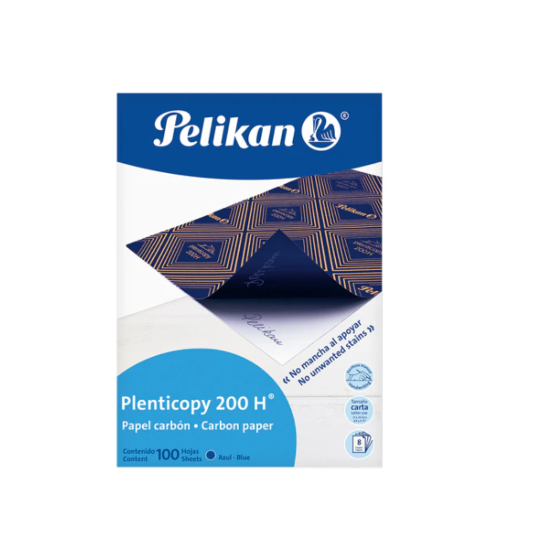 PAPEL CARBON (8.5 X 11) AZUL PAQ. 10