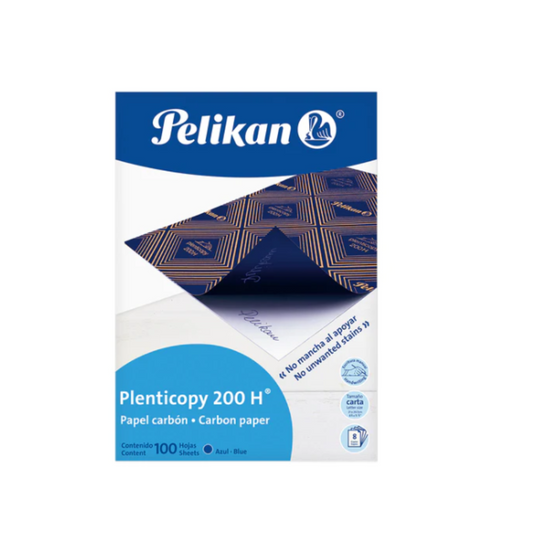 PAPEL CARBON (8.5 X 11) AZUL PAQ. 10