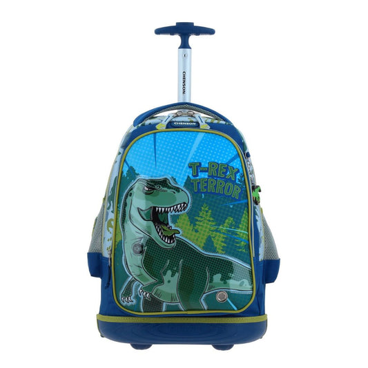 MOCHILA CON RUEDAS GRANDE AZUL CHENSON ORIGINAL TRERROR XXIV