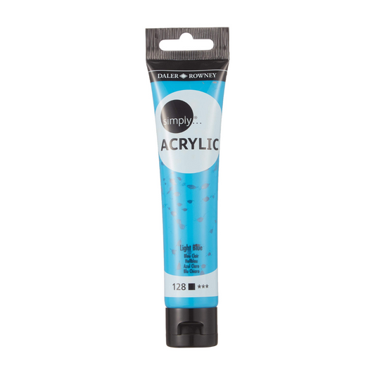 ACRILICA SIMPLY 75 ML AZUL CLARO (128)