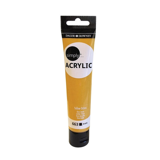ACRILICA SIMPLY 75 ML AMARILLO OCHRE