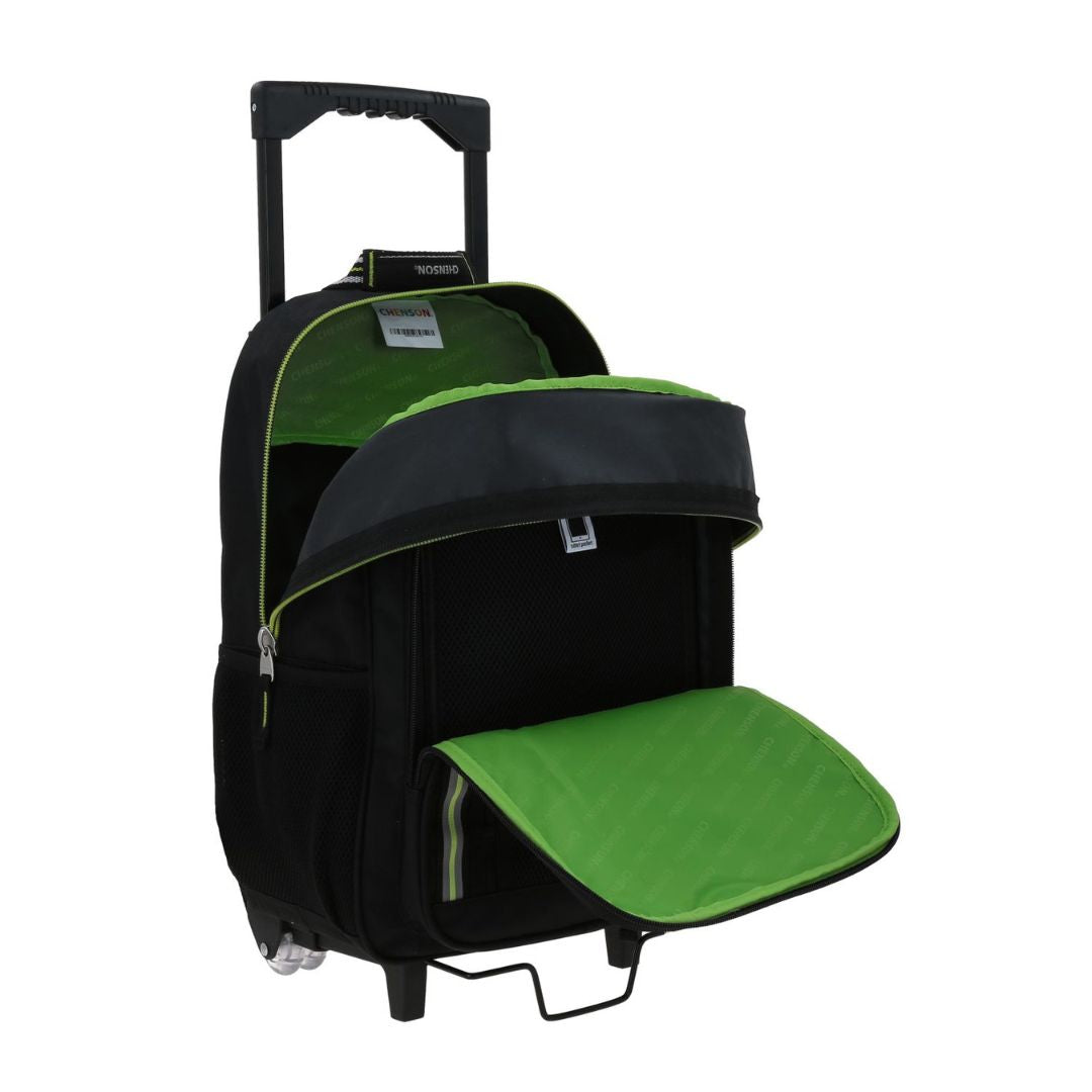 MOCHILA C/RUEDAS CHENSON GRANDE CHEY NEGRO XXIV