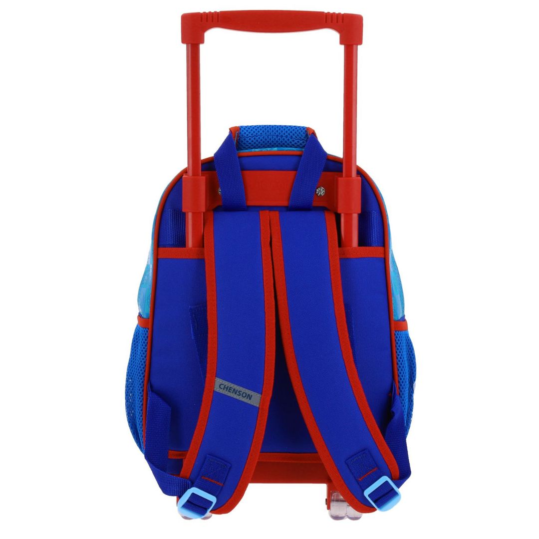 MOCHILA CON RUEDAS CHICA AZUL MARIO BROS FLEP XXIV