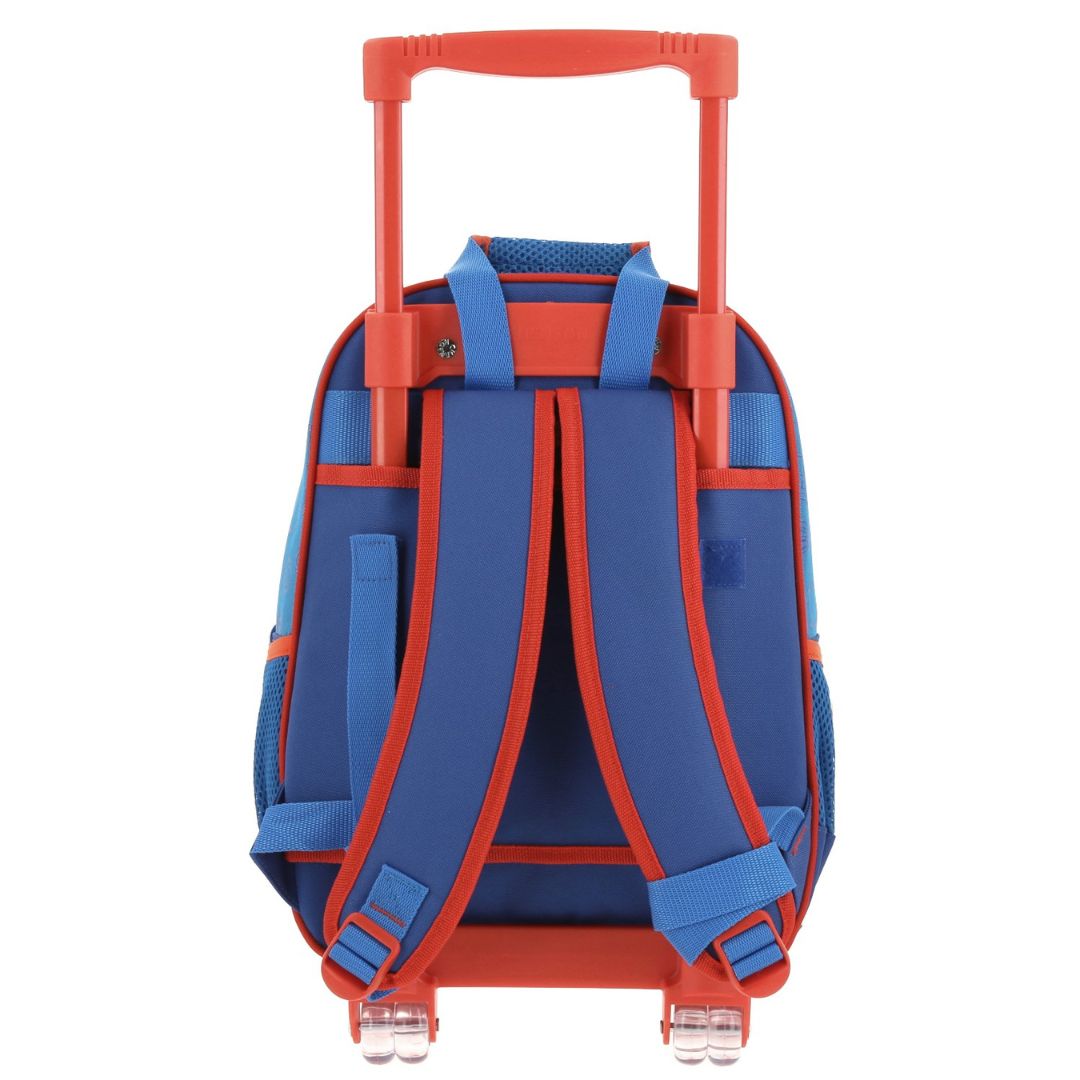 MOCHILA CON RUEDAS CHICA AZUL MARIO BROS DULP XXIV