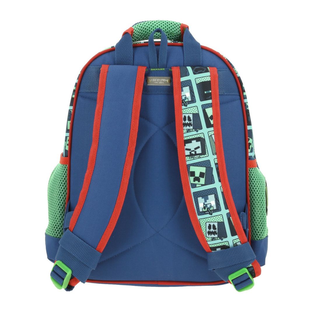 MOCHILA CHICA AZUL MINECRAFT BLIPER XXIV