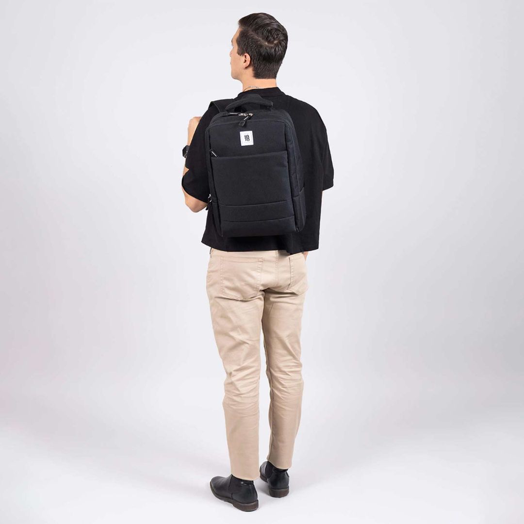MOCHILA C/PORTA LAPTOP CHENSON GRANDE 1818 WYNN NEGRO  XXIV