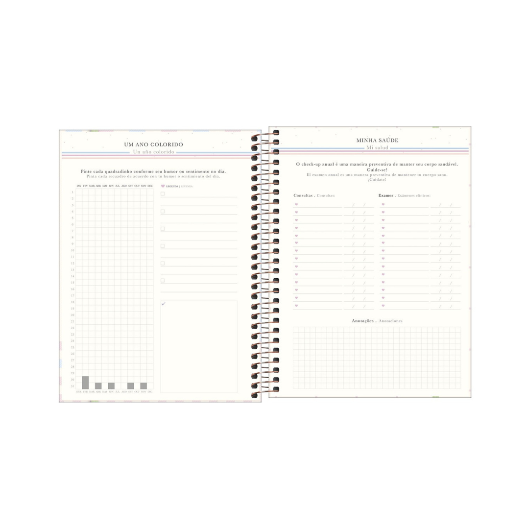 AGENDA DAIRIA EN ESPIRAL 2024 PLANNER SOHO M7