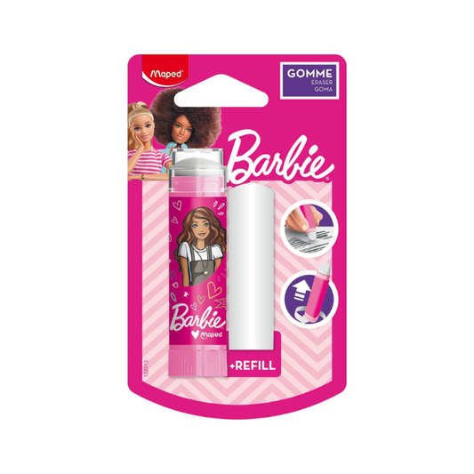 GOMAS DE BORRAR TUBO BARBIE BLISTER
