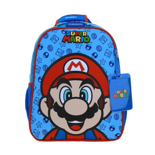 MOCHILA CHICA AZUL MARIO BROS FLEP XXIV