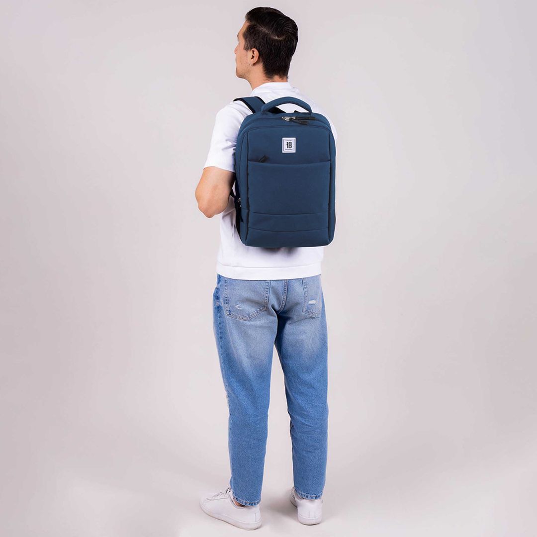 MOCHILA C/PORTA LAPTOP CHENSON GRANDE 1818 WYNN AZUL XXIV