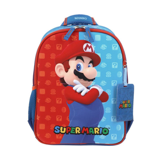 MOCHILA CHICA AZUL MARIO BROS DULP XXIV
