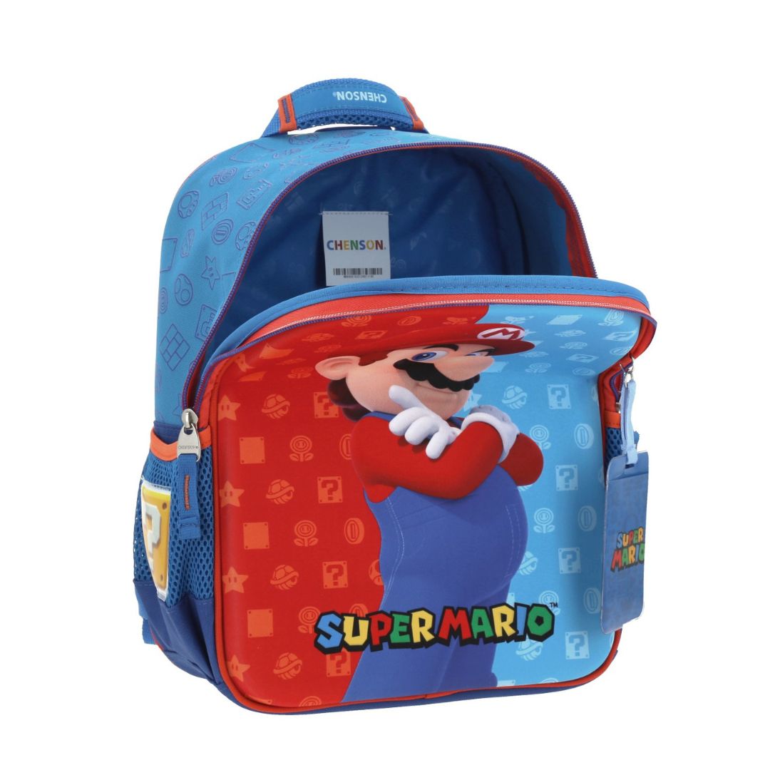 MOCHILA CHICA AZUL MARIO BROS DULP XXIV