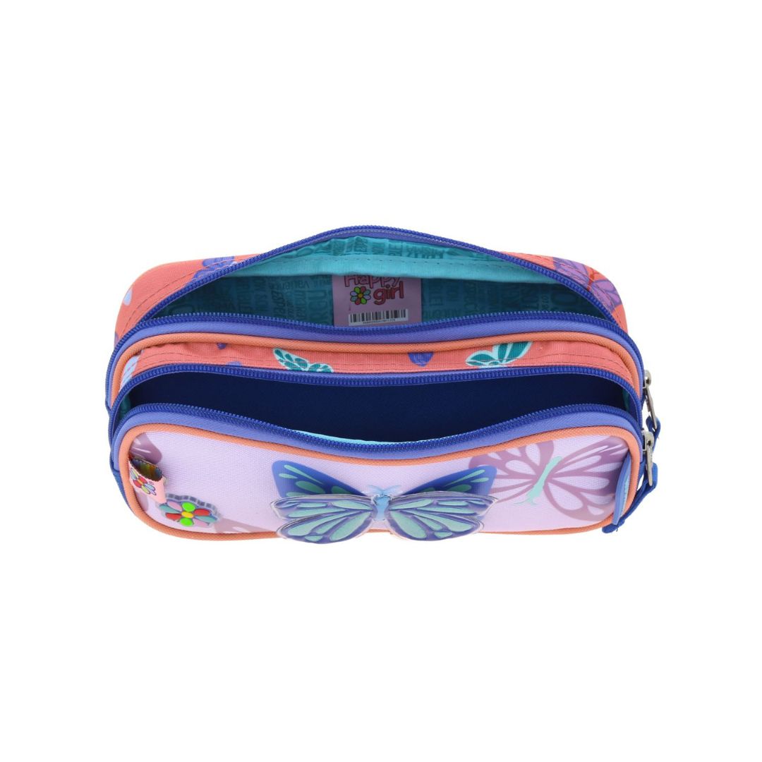 ESTUCHES P/LAPICES HAPPY GIRL BUTTER AZUL XXIV