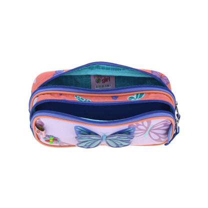 ESTUCHES P/LAPICES HAPPY GIRL BUTTER AZUL XXIV